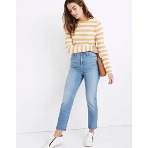 Madewell Classic Straight Jeans in‎ Nearwood Wash M3520 Size 28